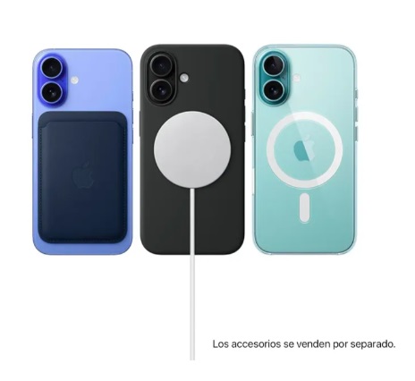 iPhone 16 Plus 128 GB | 8 GB RAM | Pantalla 6.7 Pulgadas | Chip A18 | Control de la Cámara | Diseñado para Apple Intelligence | Cámara Posterior 48 MP